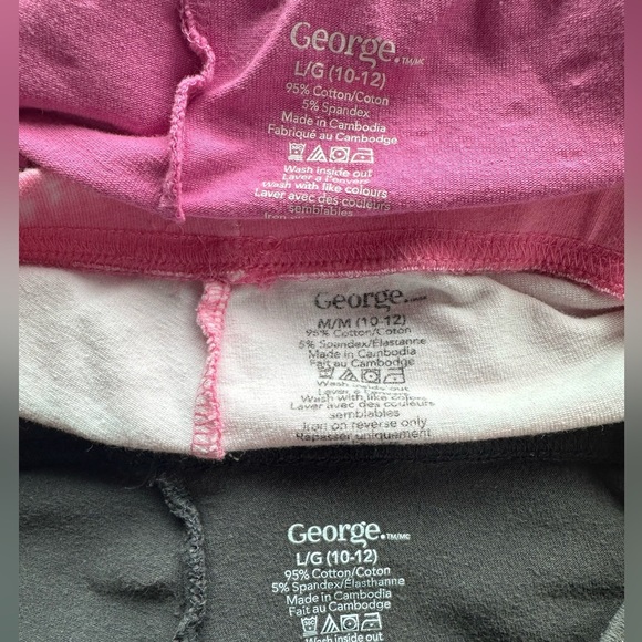 George Girls 10-12 Cotton  Biker Shorts Bundle - Picture 6 of 6